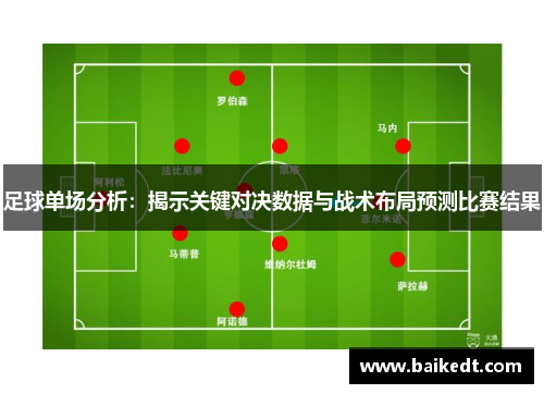 足球单场分析：揭示关键对决数据与战术布局预测比赛结果