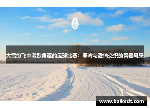 大雪纷飞中激烈角逐的足球比赛：寒冷与激情交织的青春风采