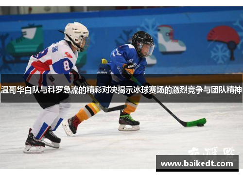 温哥华白队与科罗急流的精彩对决揭示冰球赛场的激烈竞争与团队精神